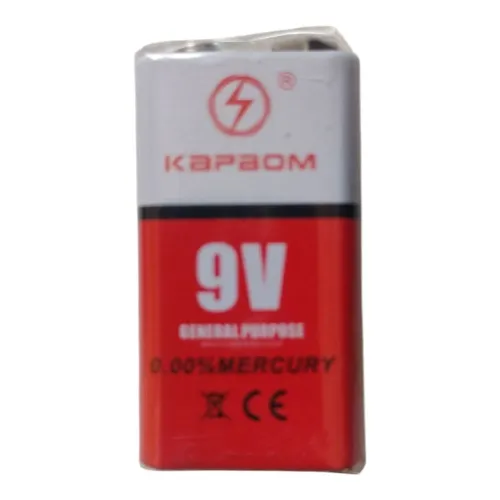 Bateria V9 pilha kapbom