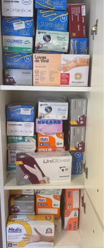 Kit 10 Luvas de Vinil e Látex - Diversas Marcas e Tamanhos