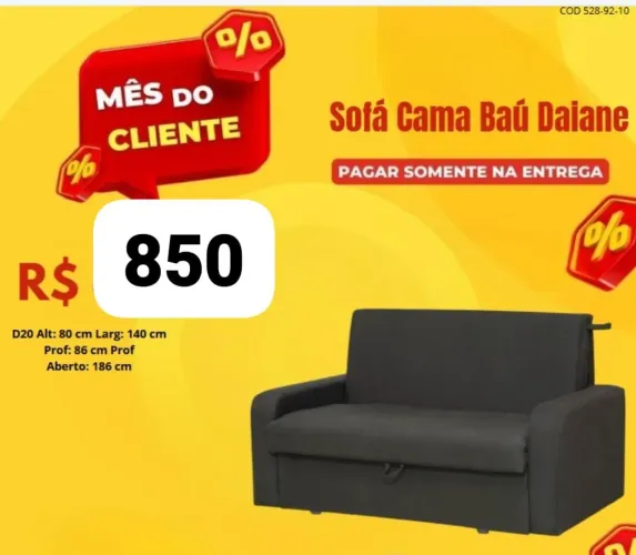 Sofá Cama Baú