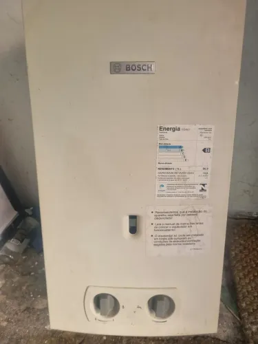 Aquecedor a gás Bosch FUNCIONANDO!