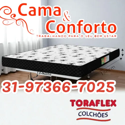 COLCHÃO D20 TORAFLEX CASAL COM ENTREGA GRÁTIS 