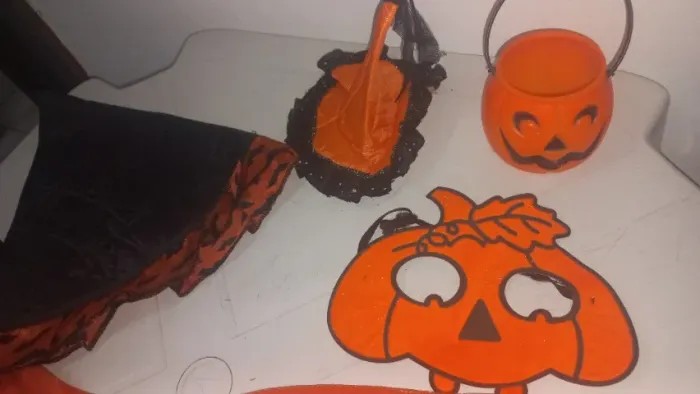 Fantasia de Abóbora de Halloween