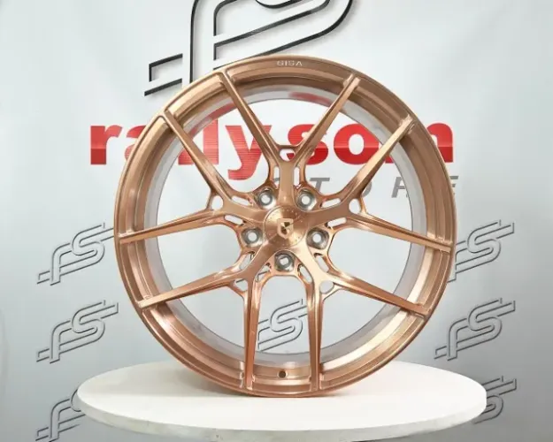 Jogo de Roda Gisa FFT6196 Forged Rose 5x120 - 20x9,5 e 20x11 Offset 25 e 26