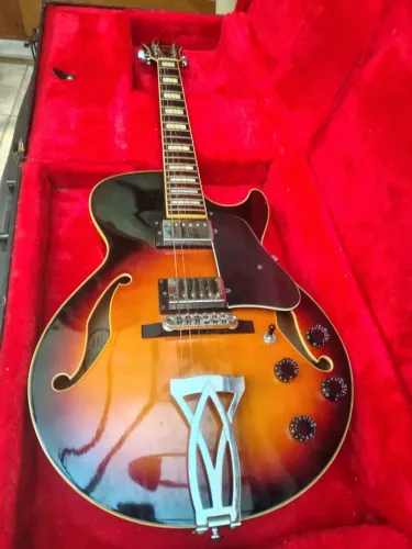 Guitarra Ibanez AG75BS (Artcore) - Semi-acústica Hollow-Body - Brown Sunburst - Excelente 