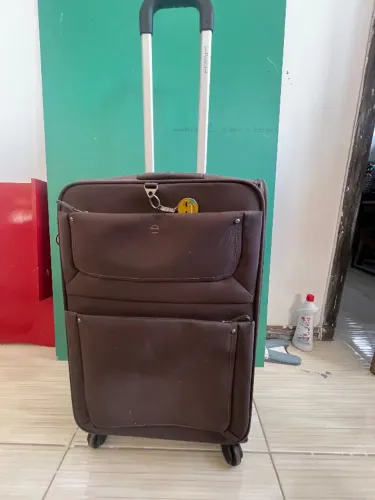 Mala de viagem média marrom le postiche