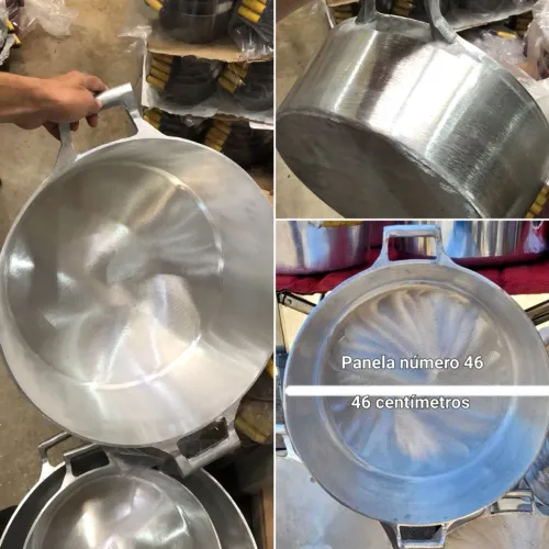 Panela alumínio batido 46cm