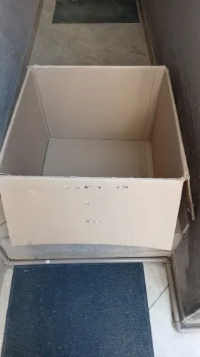 Caixas de papelão  .