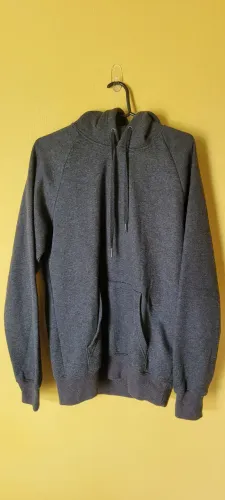 Blusa de moletom cinza