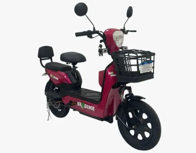 Bicicleta Elétrica Dx Bike 800w Potente 32km Rosa-chiclete