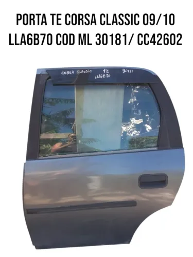 Porta Te Corsa Classic 09/10 Lla6b70 Cod Ml 30181/ Cc42602
