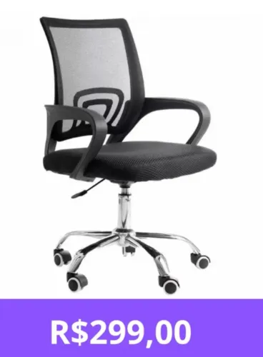 CADEIRA DE ESCRITORIO A PRONTA-ENTREGA