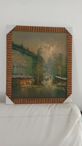 Quadro:"Dia chuvoso em Paris"(1960)