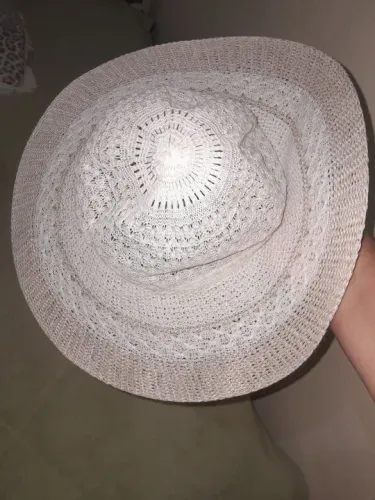 Chapéu de Sol Feminino em Crochê