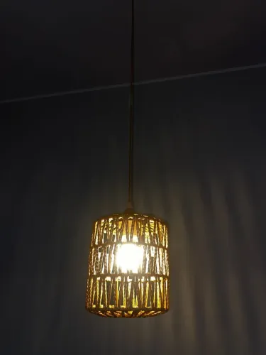 Luminária de teto estilo boho