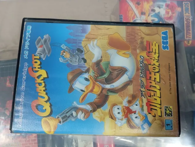 Fita Jogo Quackshot original para Megadrive 