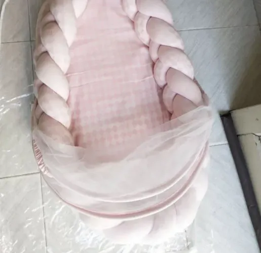 Ninho redutor de berço com mosquiteiro bercinho portátil