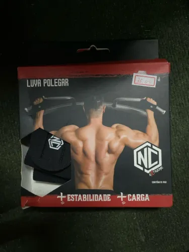 Luva polegar para musculação TAM M