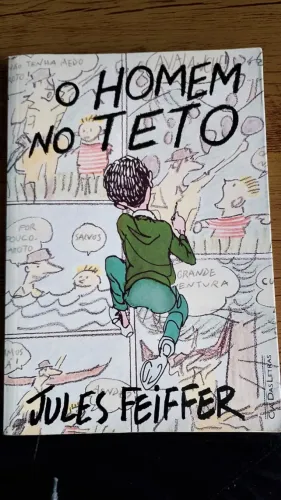 Livro "O Homem no Teto", de Jules Feiffer