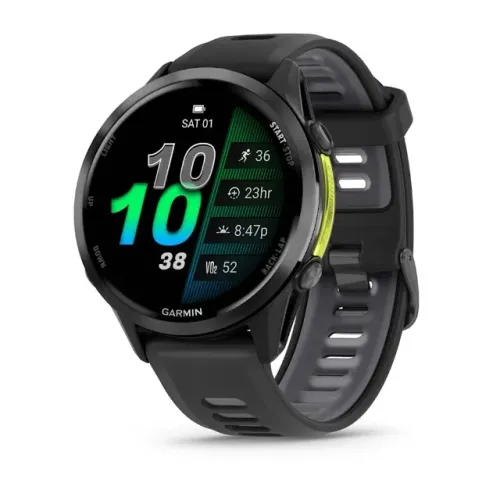 Relógio Garmin Forerunner 970 Preto 47mm Gps Corrida Triatlo