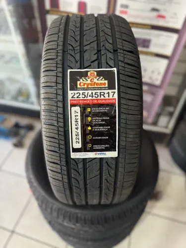 Pneu 225/45/17 Remold Crystone *borracha vipal* (instalação grátis)