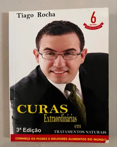 Livro Curas Extraordinárias em tratamentos naturais 