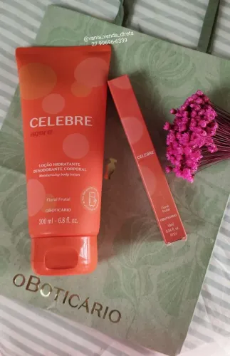 Presente Feminino Celebre Agora de O Boticário 