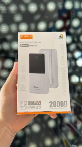 Carregador Portátil Turbo 22.5 20000mAh Visor Digital