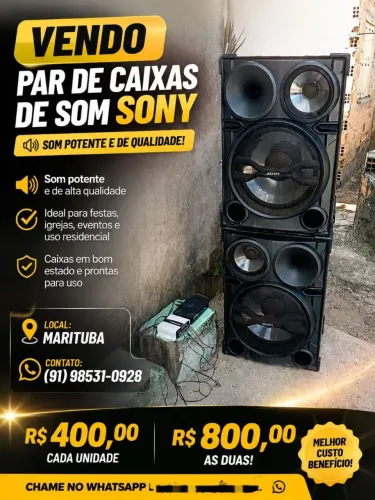 Caixa de som Sony
