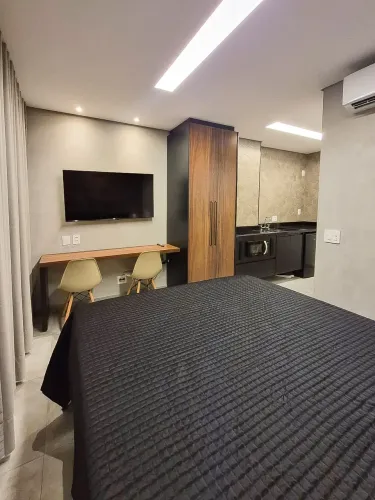 Apartamento Mobiliado para Locação em Santo Amaro 24m² com Lazer e Segurança