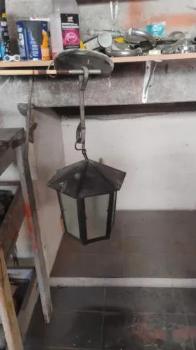 Luminárias de ferro kit com 4