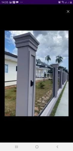 Moldura de cimento para portas e janelas