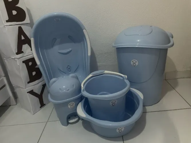 Kit de banho com 5 peças