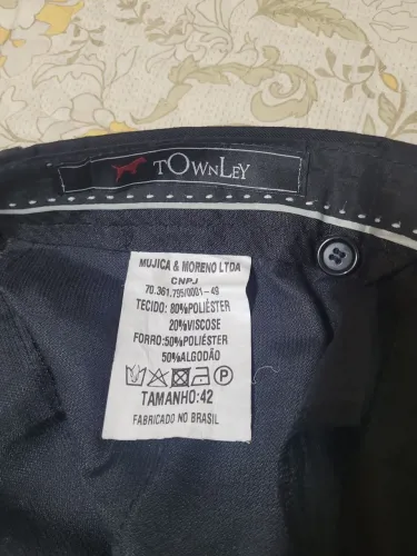 Calça social preta Towley n? 42