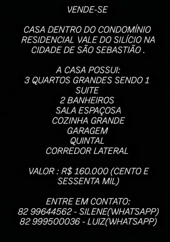 CASA A VENDA EM SÃO SEBASTIÃO AL CONDOMÍNIO FECHADO