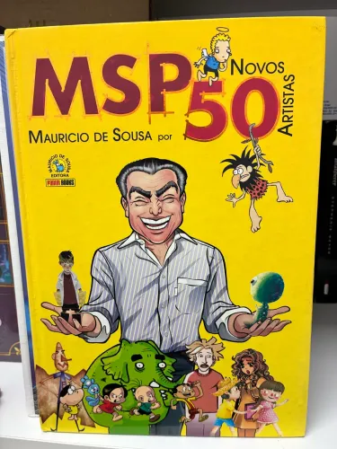 MSP 50 Novos Artistas., de Mauricio de Sousa. Editora Panini (2015) (usado)