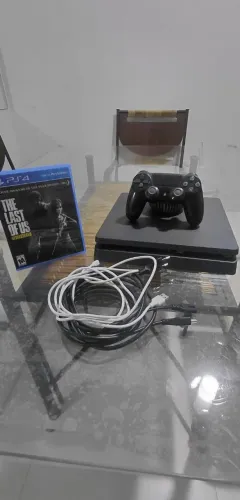 PS4 Slim 1TB + Controle Original + The Last Of Us