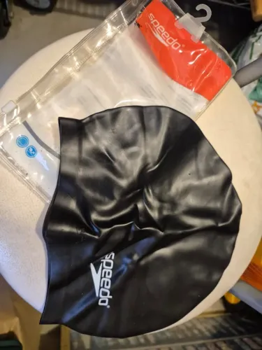 Touca Natação Speedo Ladies Racer Cap Preto Usado