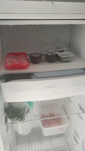 Vendo geladeira em horio estado de coservação, gela tudo perfeitamente muito econômica..