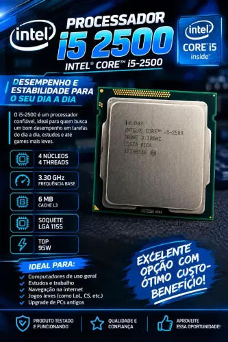Processador i5 2500 Socket 1155