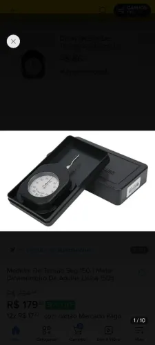 Medidor De Tensão Analógico Dial Tension Gauge Ponteiro Único