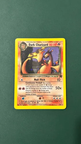 Carta Pokémon Dark Charizard 4/82 Holo LP