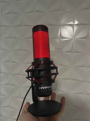 Microfone Gamer Condensador HyperX QuadCast