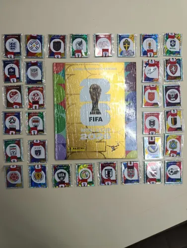 ÁLBUM PANINI FIFA WORLD CUP 2026 COMPLETO PARA COLAR - ÁLBUM LACRADO + FIGURINHAS