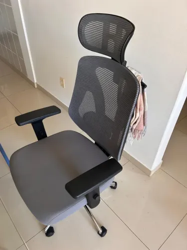 Cadeira Ergonômica Comfy Profile Cinza Tela Mesh ? Pouquíssimo Uso