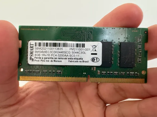 Memória Notebook DDR4 - 4GB / 3.200MHz - Smart - SMS4WEC3C0K0446SCG
