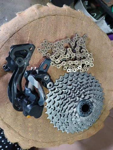 Câmbio XTR 10V K7 e corrente