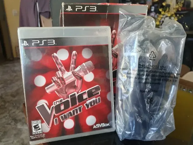 Jogo The Voice I Want You Bundle Microphone PS3 (lacrado)