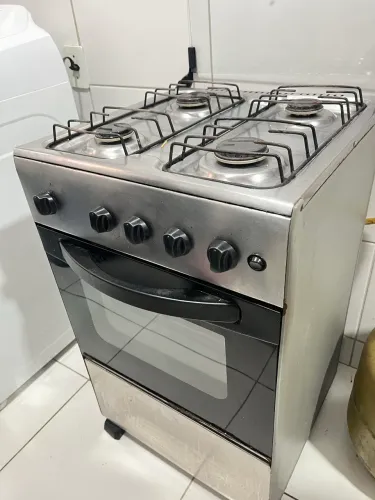 FOGÃO INOX 4 BOCAS