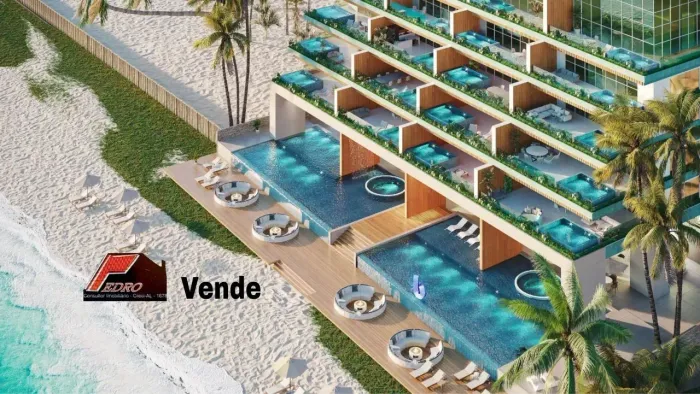 O alto padrão! Beira-Mar (pé na areia) da Barra de S. Miguel.