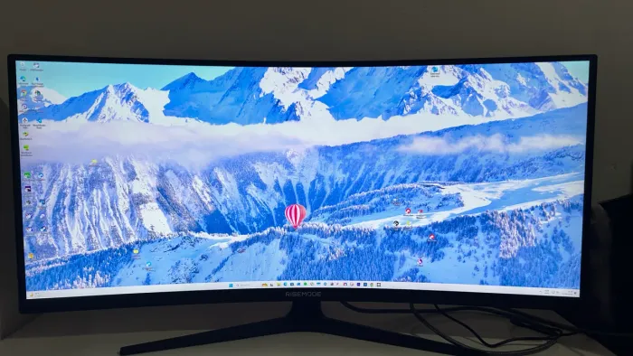 Monitor Gamer Curvo Rise Mode Elite 34" QHD 2K 165hz VA 1ms, Garantia e Nota Fiscal